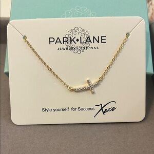 Park Lane Gold Sacred Cross Necklace